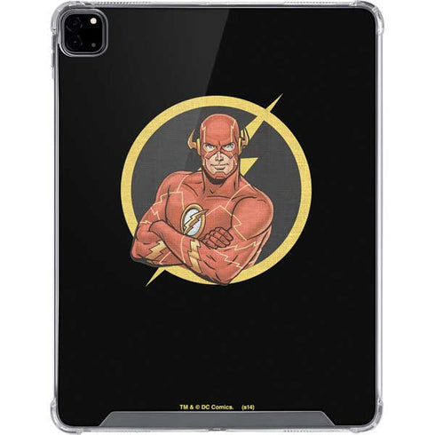 DC Comics The Flash Folded Arms Pose iPad Pro 12.9in (2020) Clear Case